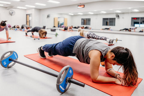 client using our weight lifting/fitness center