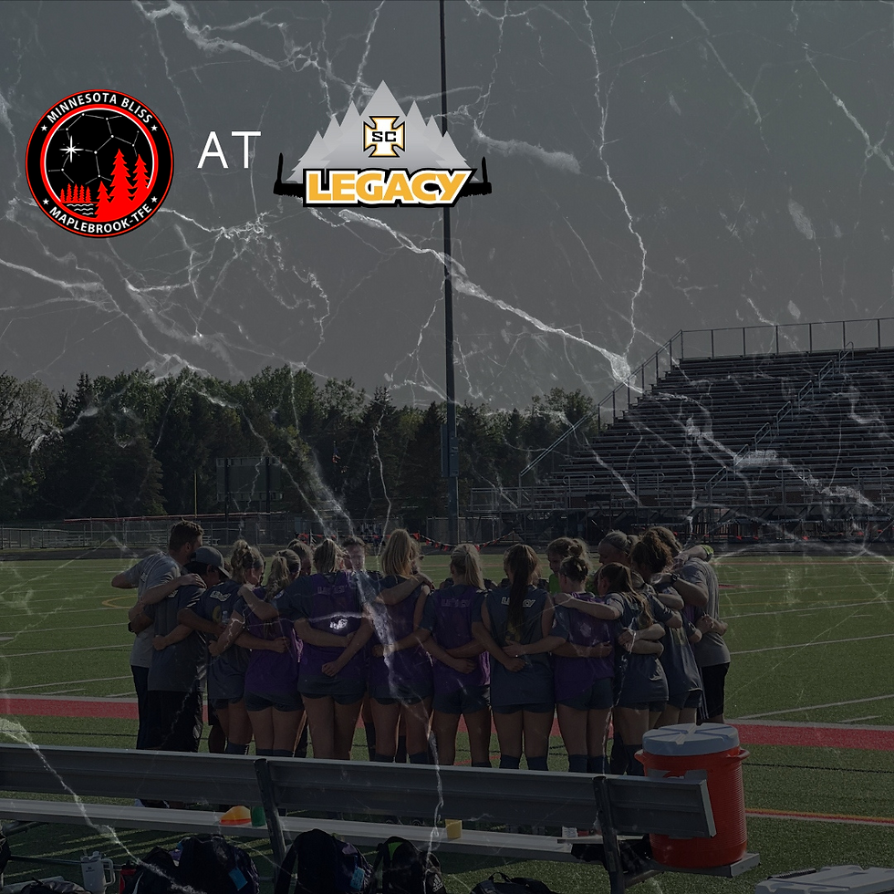 June 4th, 2025:  MN Bliss AT Legacy