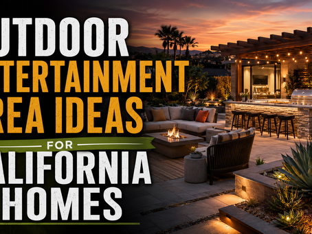 Outdoor Entertainment Area Ideas for California Homes