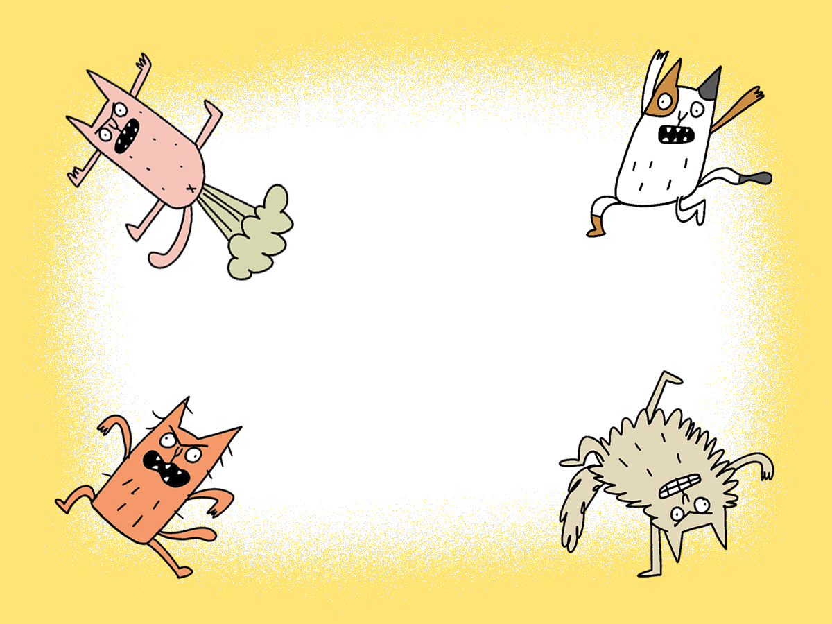 Cats on Cats on Cats bookplate