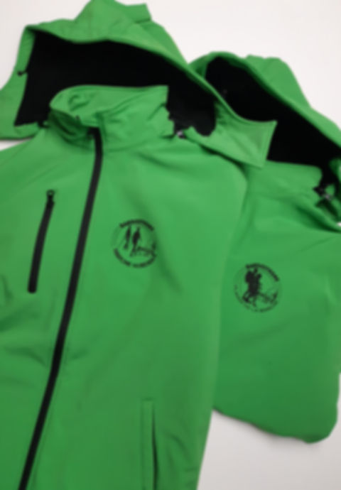 Veste à capuche verte