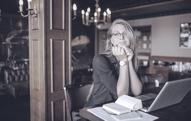 Woman at a Desk