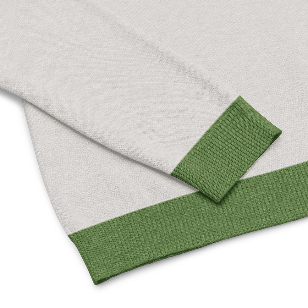 Thumbnail: Unvaccinated Conspiracy Christmas Unisex Knit Sweater (Green)