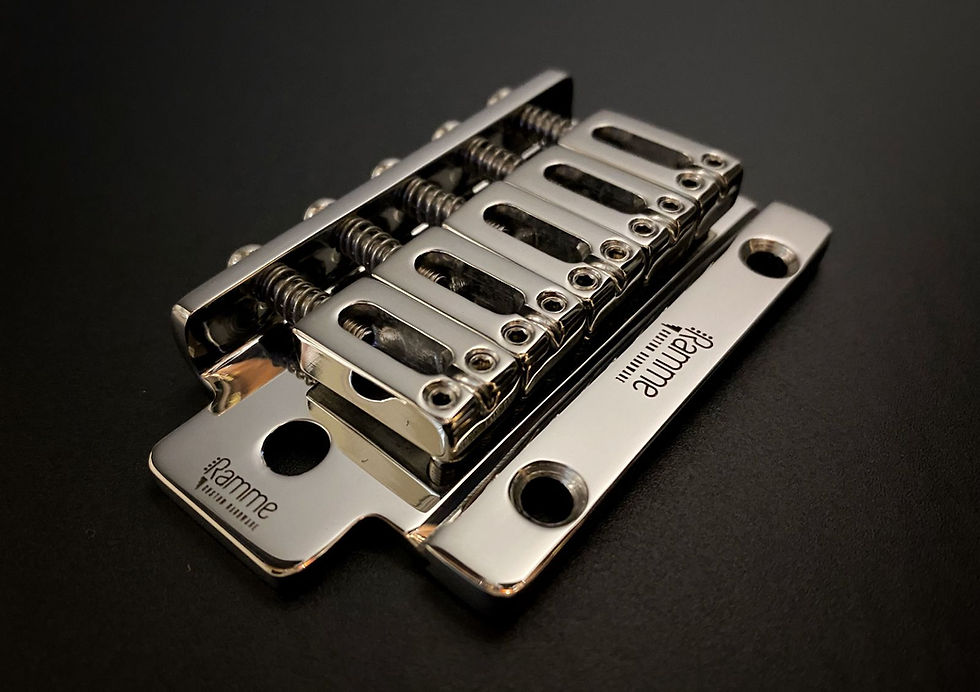 Ponte Tremolo 5 Cordas em INOX para guitarra