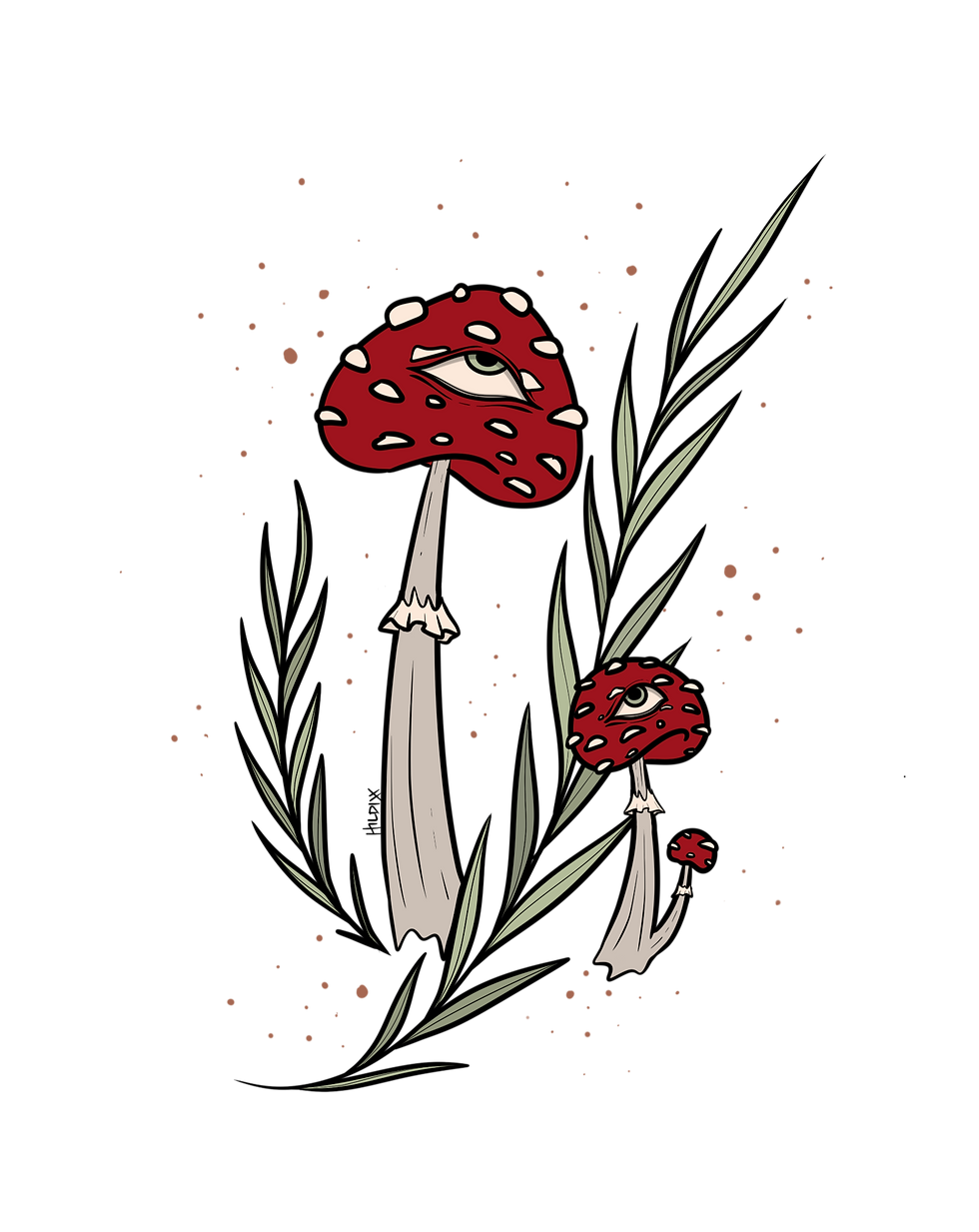 Thumbnail: 8.5 x 11 Art Print (various designs)