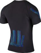 Back view of compression shirt