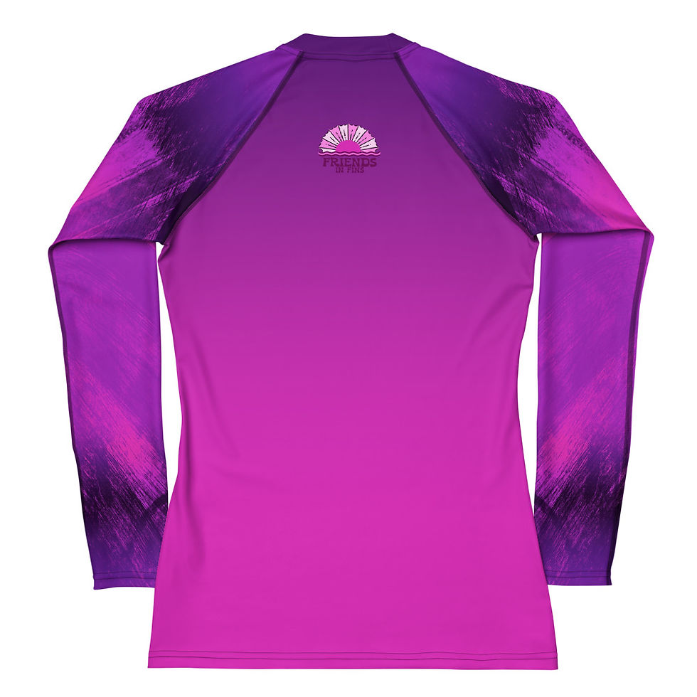 Thumbnail: Pink Splash Women's Rash Guard