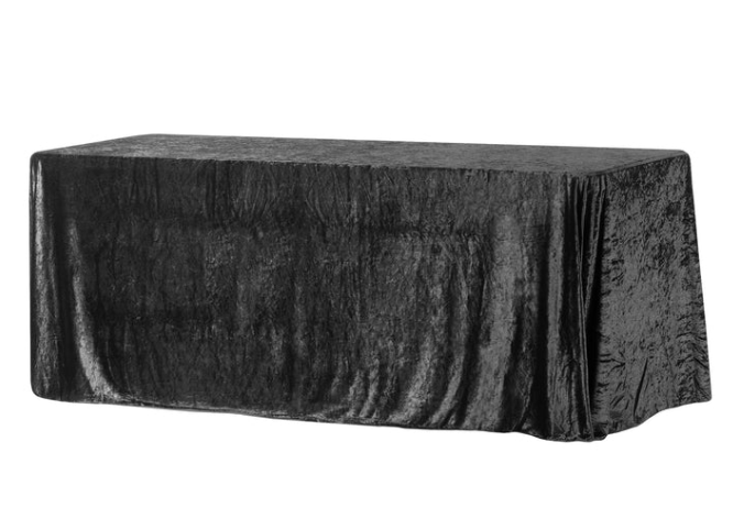 Thumbnail: 90x156 Rectangle Velvet Table Cloth
