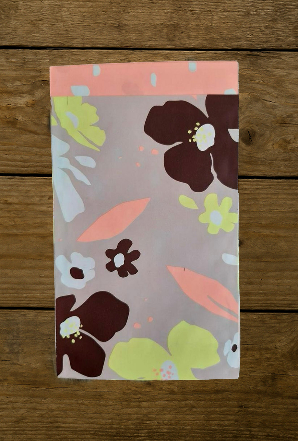 Cadeauzakje bloem 12x19 5st