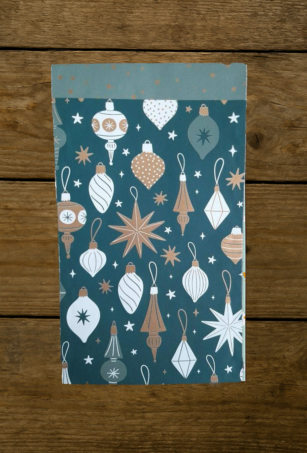 Cadeauzakje kerstballen 12x19 5st