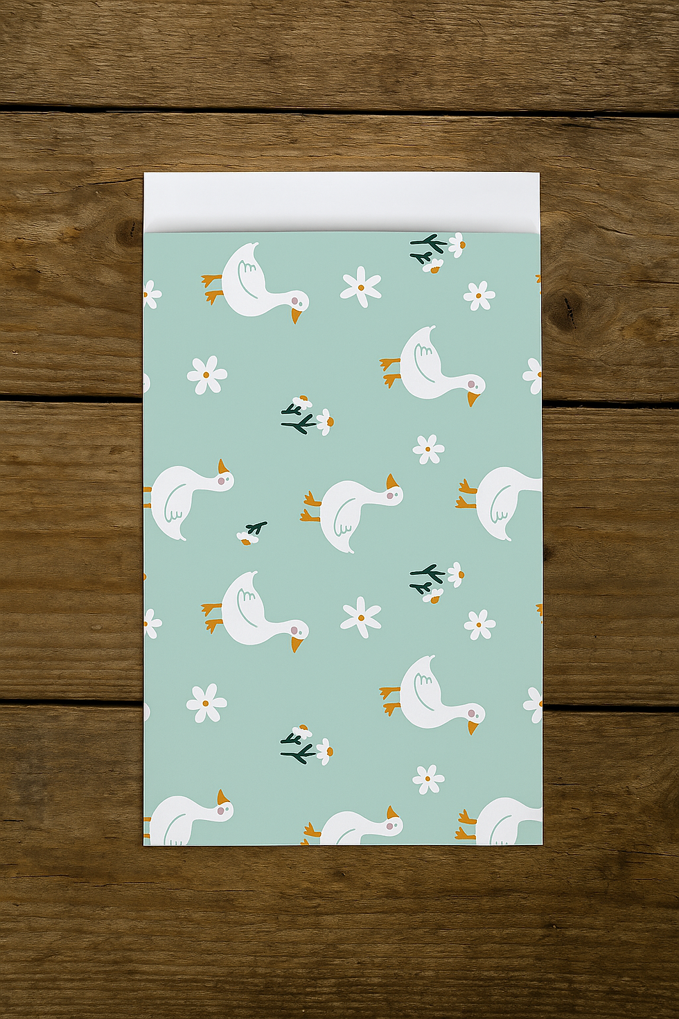 Cadeauzakje gans 12x19 5st