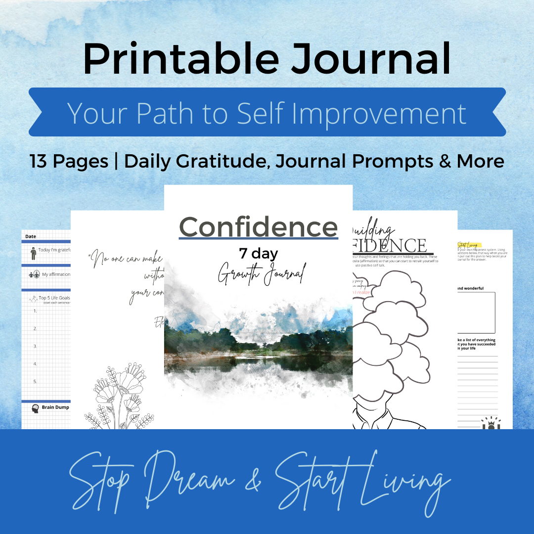 Free Printable | Journal | confidence