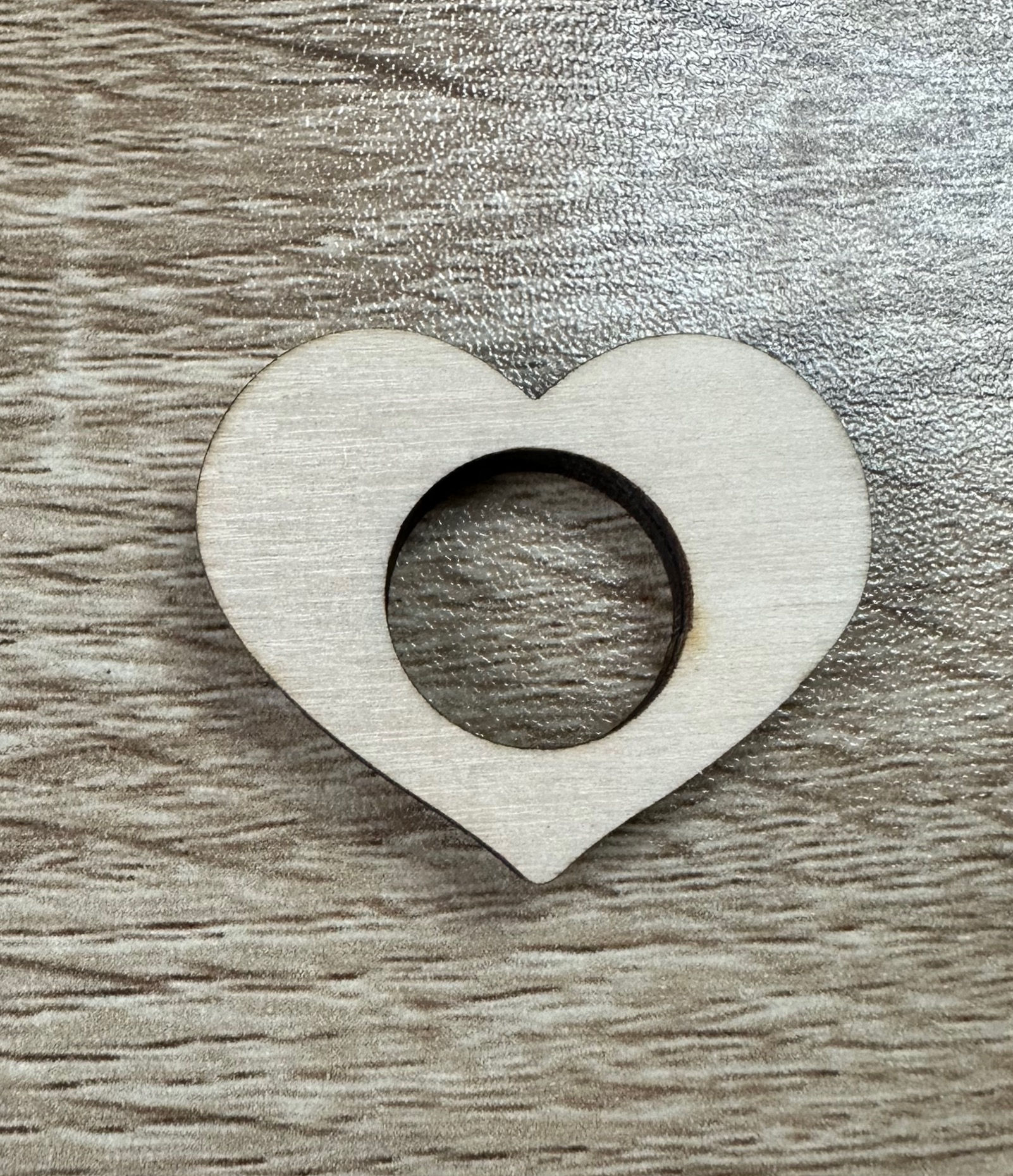Heart Wooden Sphere Holder