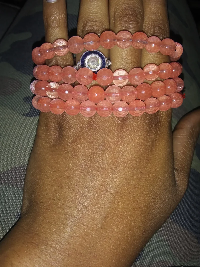 Cherry Quartz Healing Bracelet