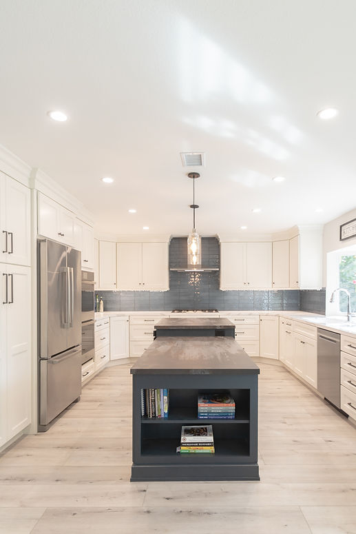Cabinets, Backsplash, Countertop, & Tile