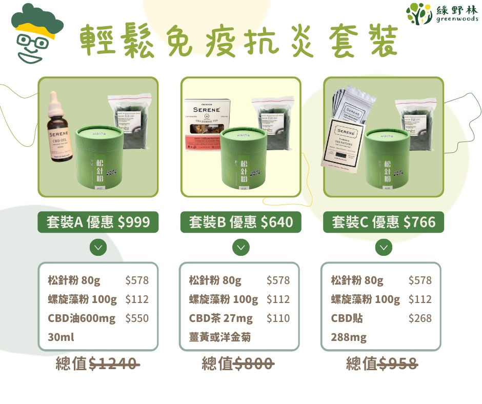 輕鬆免疫抗炎套裝