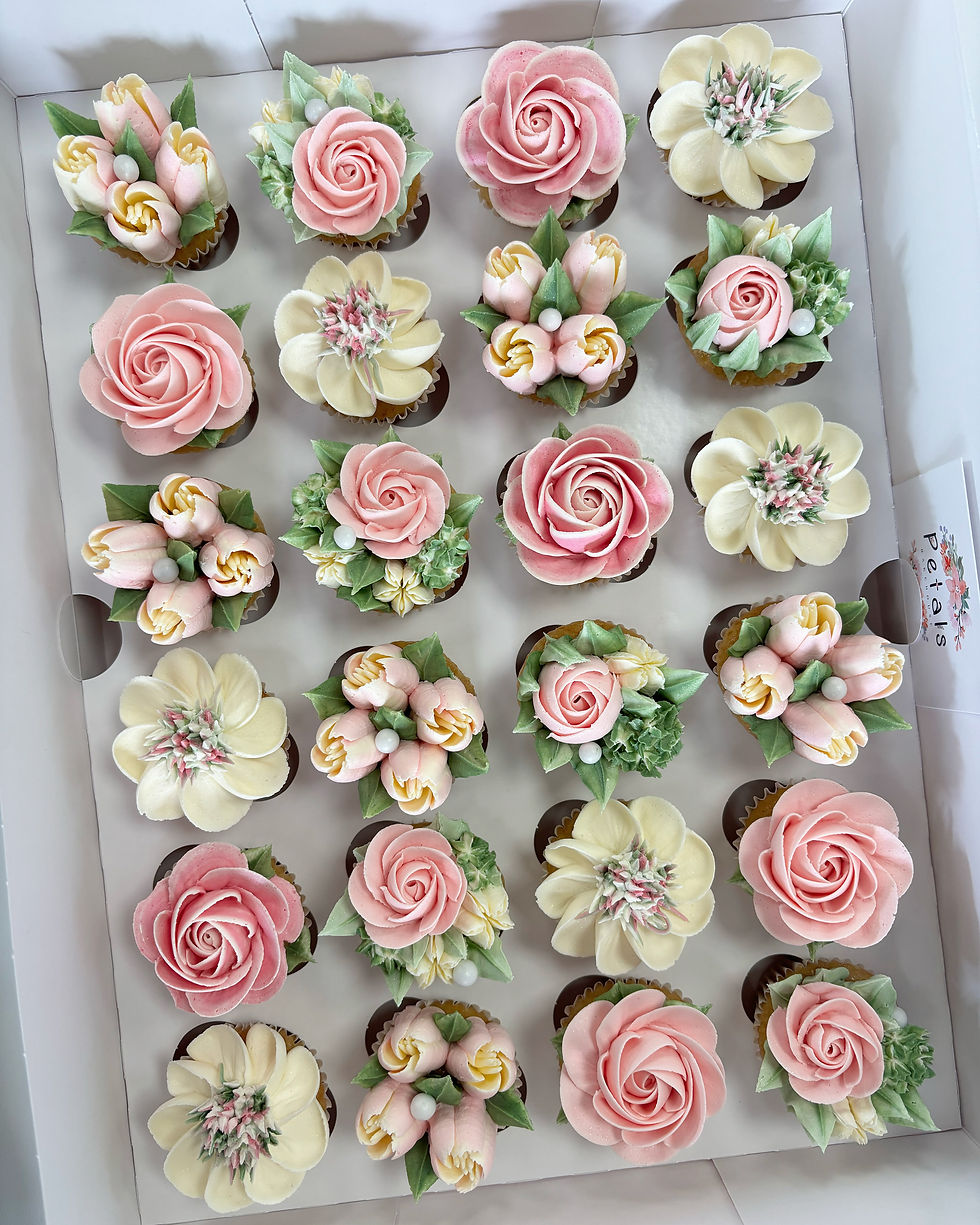 Petals Bakehouse Floral cupcakes Frome, UK