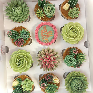 Cactus Cupcakes - Box of 12