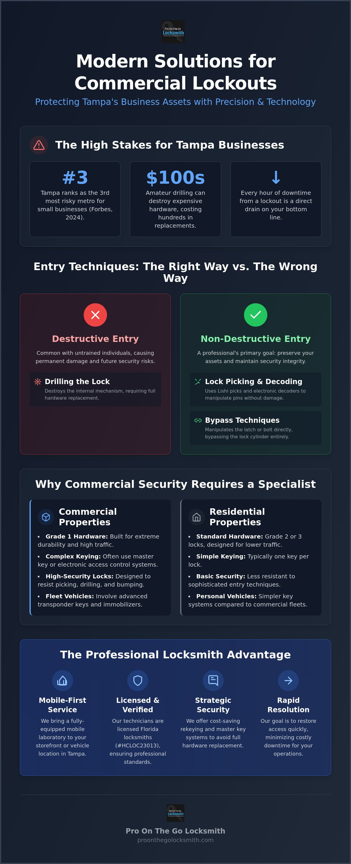 Commercial lockout service Tampa