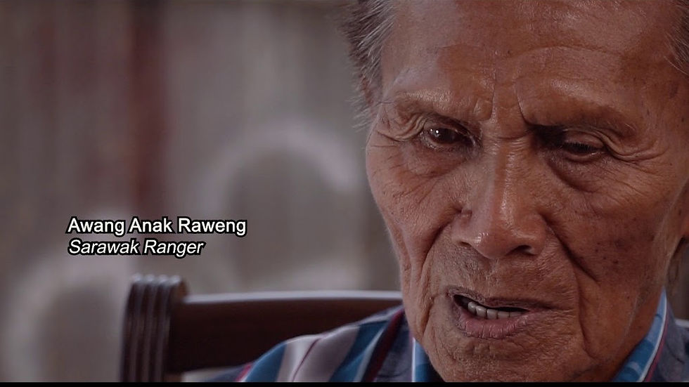 Awang Anak Raweng, a Sarawak Ranger featured in Sarawak's Untold History.