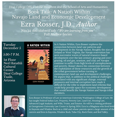 Nits’áá dóó ídahwiil’aah Author Series Ezra Rosser.jpg