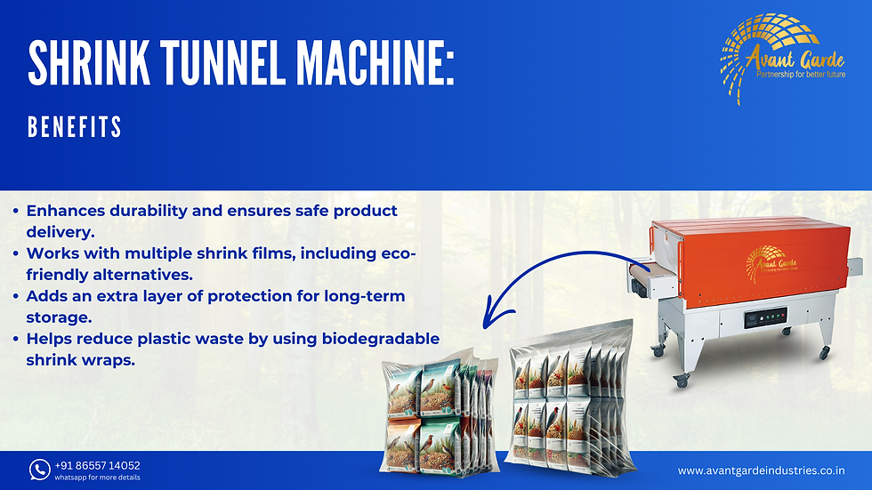 food packet shrink wrapper