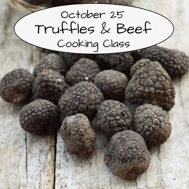 Truffles & Beef Cooking Class