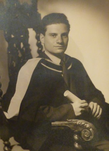 David Joseph: David at his graduation.