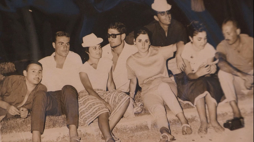 Esther Aitman: Esther with her friends. Meknes, 1962