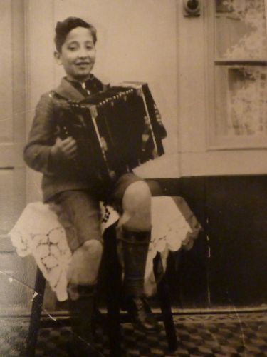 Julian Sofaer: Julian with his accordion