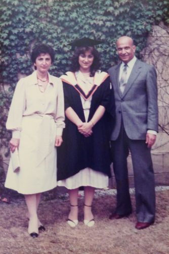 Ivy Shashua: Ivy's daughter graduation. Manchester, 1983