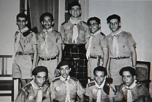 Yeshooa Samuel: Yeshooa in the Boy Scouts. Aden, 1956