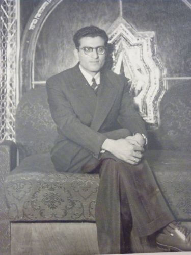 Joseph Lavian: Joseph on his wedding day. Tehran, 1951. 