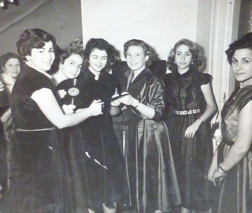 Irene Harari: Irene with her family and friends.