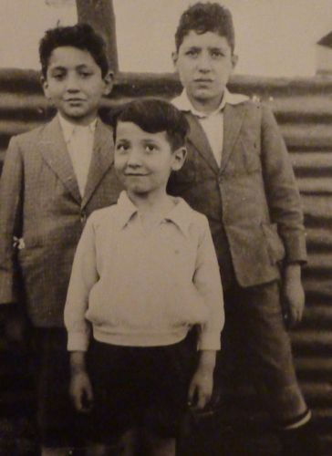 Julian Sofaer: Julian and his older brother and his uncle. Baghdad, 1930-1931