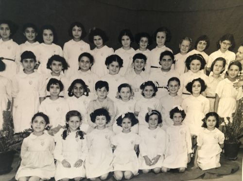 Doris Hugh: Doris at school. 1950-1951