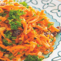 Carrot & Chickpea Salad (Moroccan Spicy)