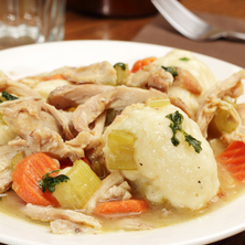 Old-Fashioned Chicken and Dumplings with "Poultry Party" Seasoning