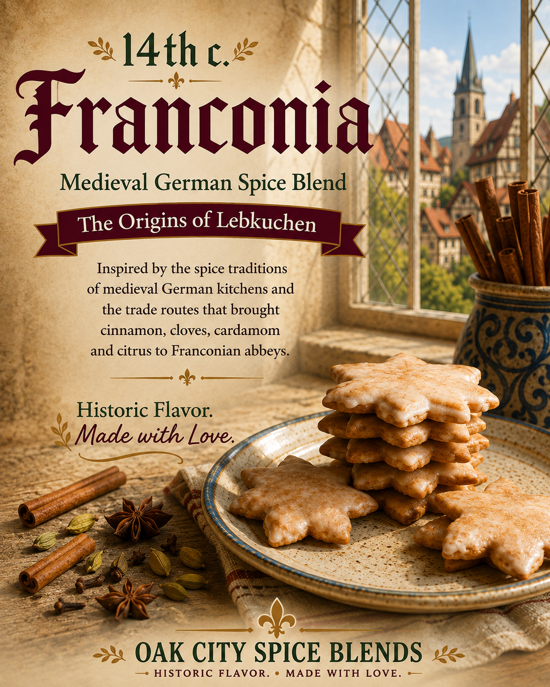 14th c. Franconia (German Sweet Blend)