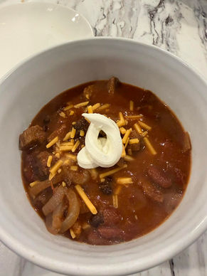 The Kind of Supper You Remember: Steak Chili and Glazed Cornbread