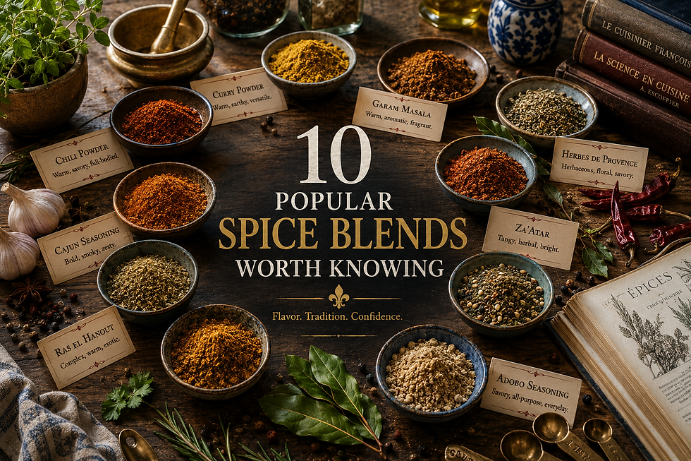 10 Popular Spice Blends Worth Knowing