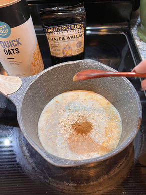 Oatmeal, Spice, and Everything Nice: A Chai-Spiced Twist on a Cold Morning