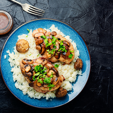 Chicken and Mushroom Marsala with La Spezia Seasoning