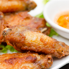 Lemon Pepper Chicken Wings with Fools Garden Lemon Pepper Seasoning.