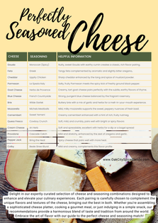 Cheese and Seasoning Pairing Chart