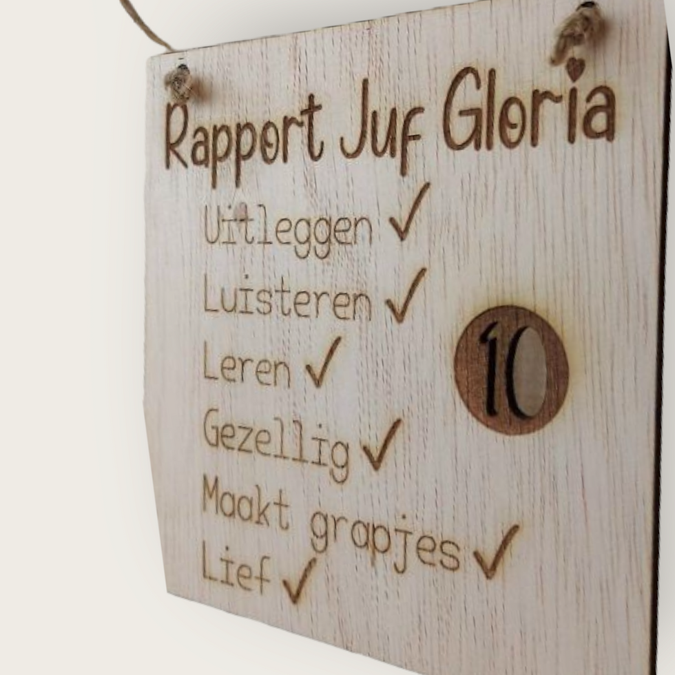 Rapport juf/meester