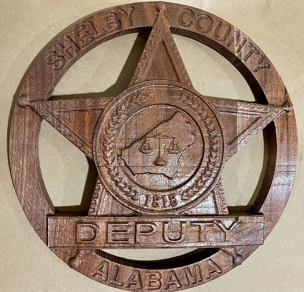 Thumbnail: 3D Shelby County Badge