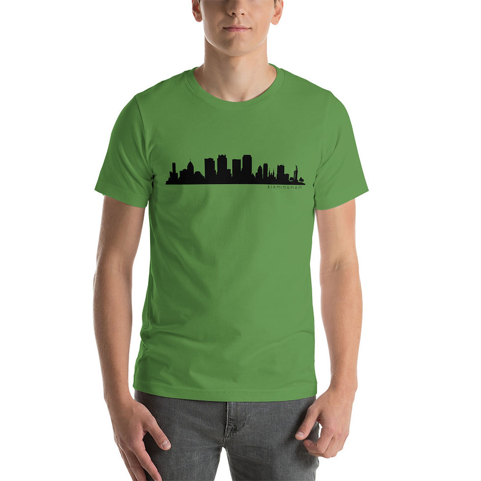 Thumbnail: Unisex t-shirt w/Birmingham Skyline