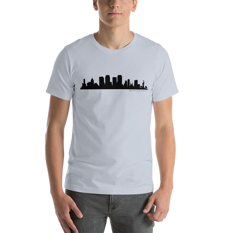 Thumbnail: Unisex t-shirt w/Birmingham Skyline