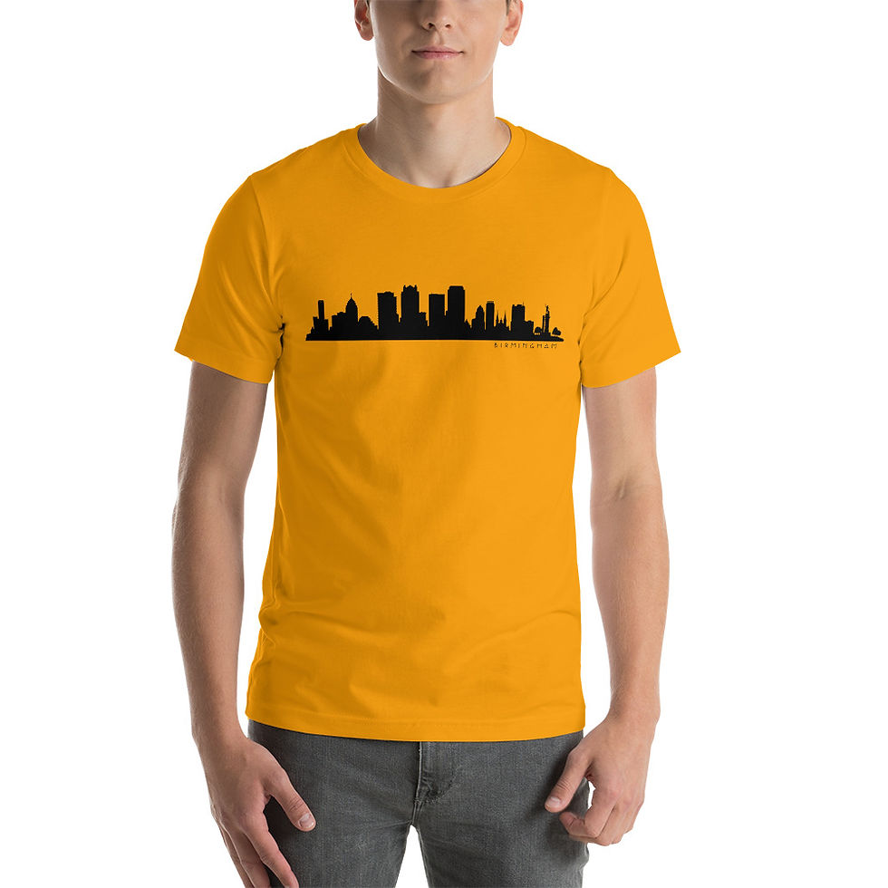 Thumbnail: Unisex t-shirt w/Birmingham Skyline